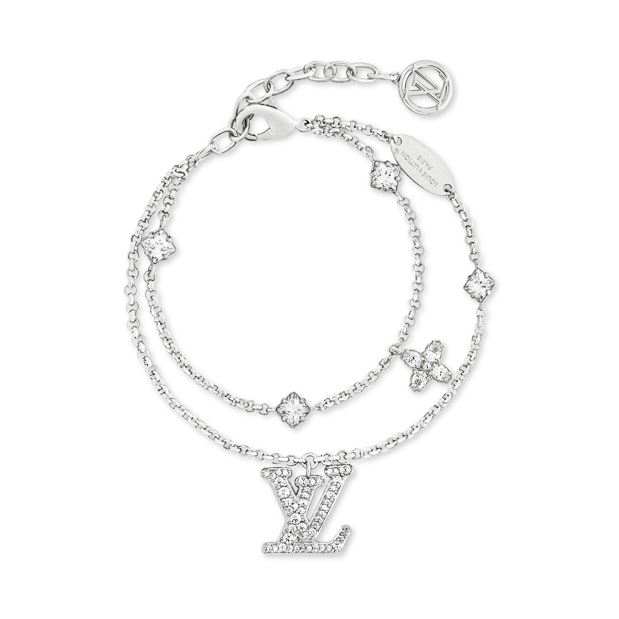 ルイヴィトン ブレスレット ブレスレット M1378A シルバー LV 楽天市場】ルイヴィトン ブレスレット Louis Vuitton モノグラム